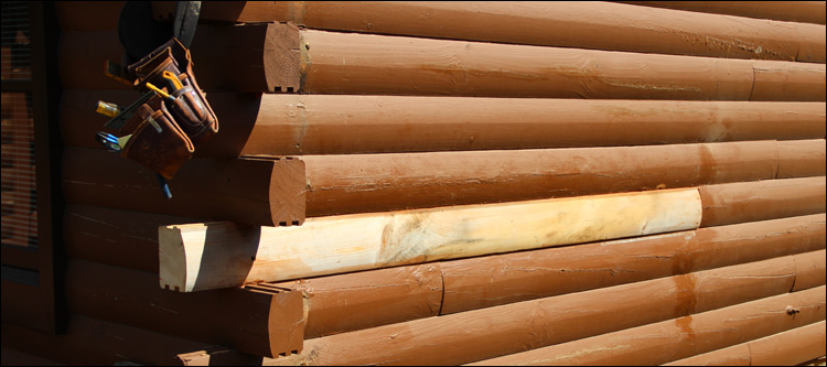 Log Home Damage Repair  Wood County, Ohio