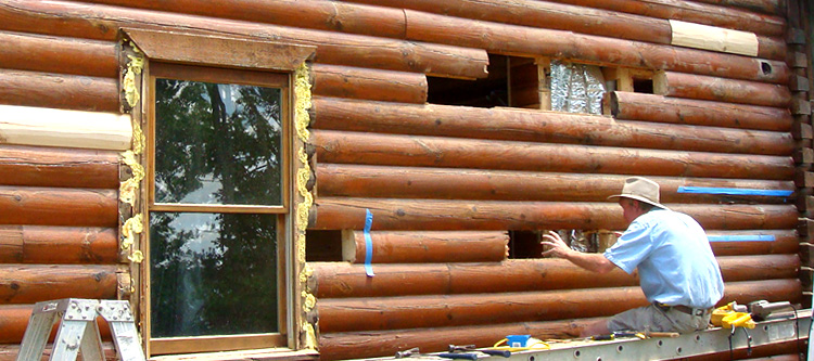 Log Home Repair Haskins, Ohio