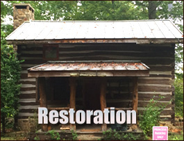 Historic Log Cabin Restoration  Luckey, Ohio